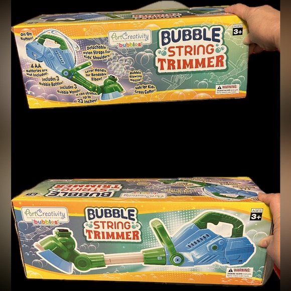 Kids👦🏻👧🏻Bubble🫧BlowerStringGrass TrimmerMachineToyLights💡Sounds🔊&Bubble🫧 - Picture 2 of 9